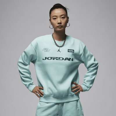 Jordan Brooklyn Fleece Women's Crew-Neck Sweatshirt. Nike ID